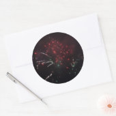 Fireworksスタンプ ラウンドシール (封筒)