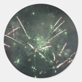Fireworksスタンプ ラウンドシール