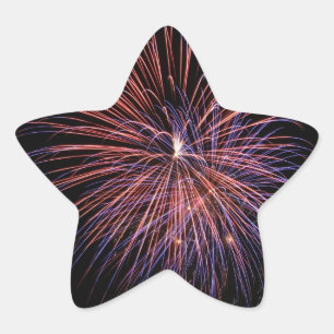 Fireworksステッカー 星シール