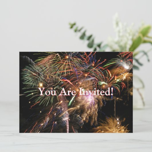 Fireworksディスプレイ 招待状 (スタンド正面)