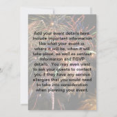 Fireworksディスプレイ 招待状 (裏面)