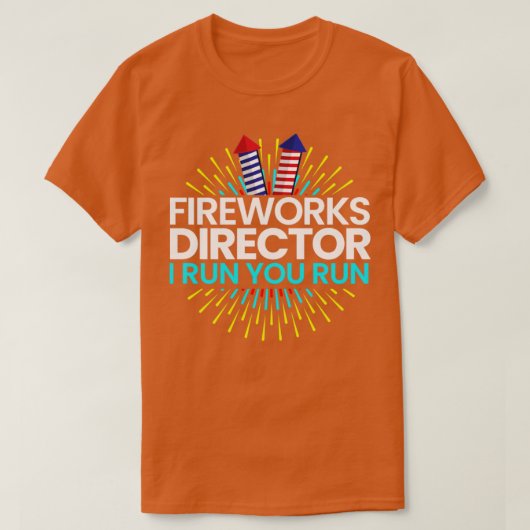 Fireworksディレクタ1 Tシャツ (デザイン正面)