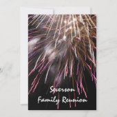 Fireworksファミリ懇親会招待状 招待状 (正面)