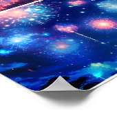 FireWorksフォトコラージュ ポスター (角)