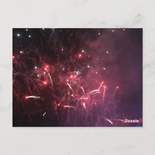 Fireworksポストカード ポストカード (裏面)