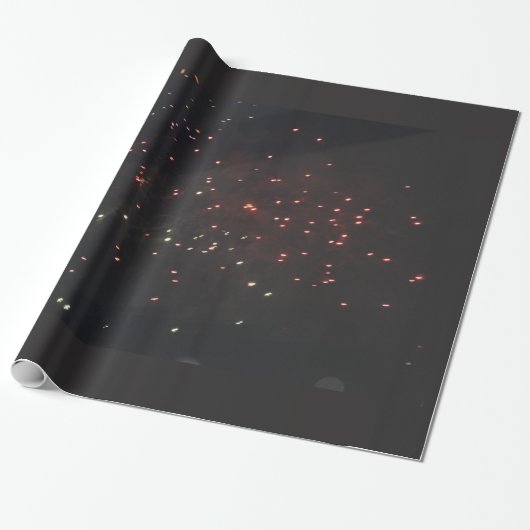 Fireworksラッピング紙 ラッピングペーパー (アンロールド)