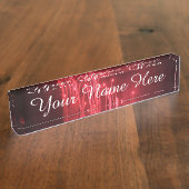 Fireworks名プレート デスクネームプレート (側面)