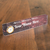 Fireworks名プレート デスクネームプレート (側面)