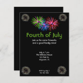 Fireworks招待状 招待状 (正面/裏面)