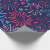 Fireworks鮮やかの表示 ラッピングペーパー (角)