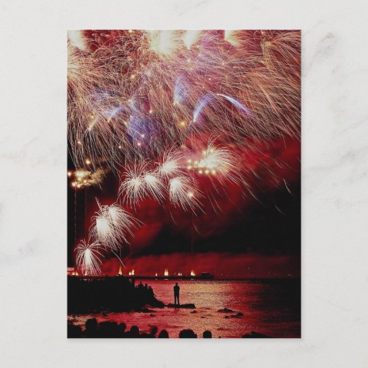 Fireworks,トロント,オンタリオ州,カナダ ポストカード (正面)