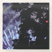 Fireworks 1ガラスコースター ガラスコースター (正面)