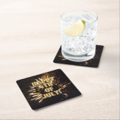 Fireworks 10 7月の紙コースターの4日 スクエアペーパーコースター (インサイチュ)