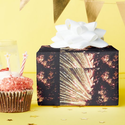 Fireworks 11マットラッピング紙 ラッピングペーパー (誕生日パーティー)