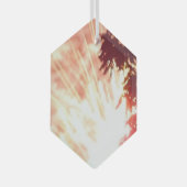 Fireworks 12ガラス六角オーナメント ガラスオーナメント (正面右)