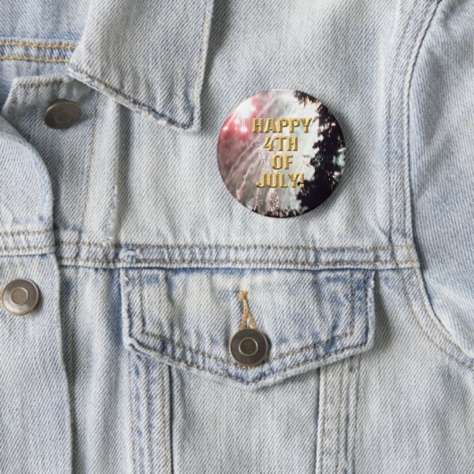Fireworks 14 7月4日ボタン 缶バッジ (インサイチュ)