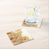 Fireworks 15 7月の紙コースターの4日 スクエアペーパーコースター (インサイチュ)