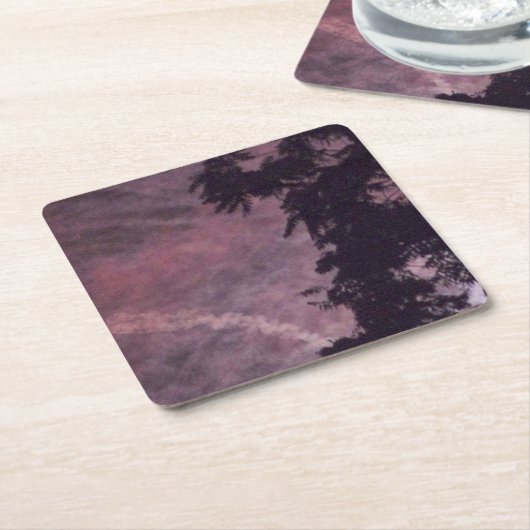 Fireworks 16紙コースター スクエアペーパーコースター (アングル)