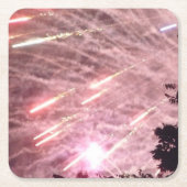 Fireworks 17紙コースター スクエアペーパーコースター (正面)
