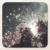 Fireworks 18紙コースター スクエアペーパーコースター (正面)