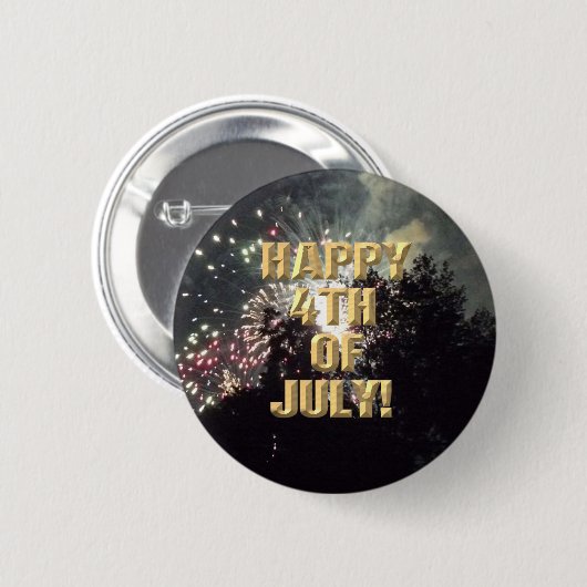 Fireworks 18 7月4日ボタン 缶バッジ (正面&裏面)