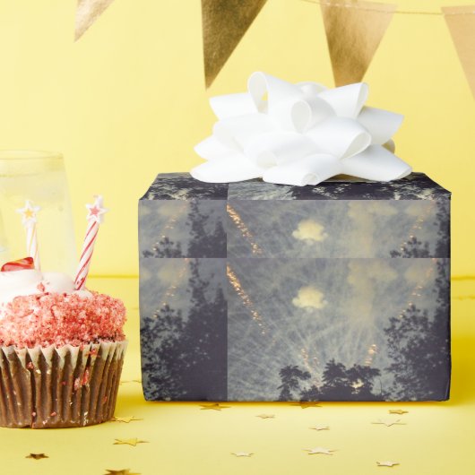 Fireworks 19マットラッピング紙 ラッピングペーパー (誕生日パーティー)
