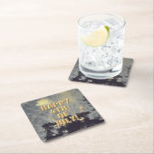 Fireworks 19 7月の紙コースターの4日 スクエアペーパーコースター (インサイチュ)