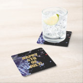 Fireworks 1 7月4日紙コースター スクエアペーパーコースター (インサイチュ)