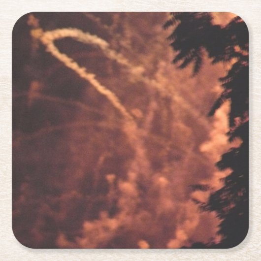 Fireworks 20紙コースター スクエアペーパーコースター (正面)