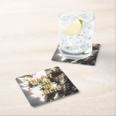 Fireworks 2 7月4日の紙コースター スクエアペーパーコースター (インサイチュ)