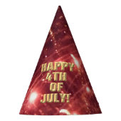 Fireworks 3 7月4日のパーティー帽子 パーティーハット (正面)