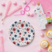 Fireworks 4th 7月紙プレート ペーパープレート (パーティー)