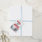 Fireworks 4th of 7月の星BBQ誕生日 ギフトタグ (より糸付き)