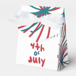 Fireworks 4th of 7月の星BBQ誕生日 フェイバーボックス