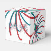 Fireworks 4th of 7月の星BBQ誕生日 フェイバーボックス (裏面サイド)