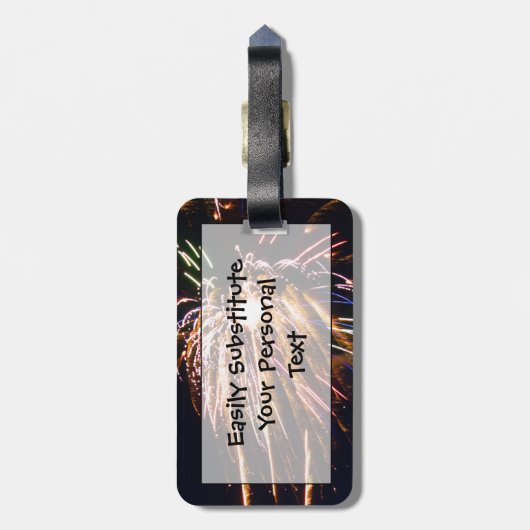 Fireworks 5簡単ID ラゲッジタグ (裏面縦)