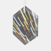 Fireworks 6ガラス六角オーナメント ガラスオーナメント (正面左)