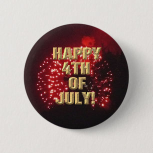 Fireworks 7/7月4日ボタン 缶バッジ