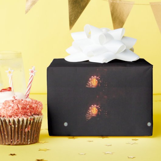 Fireworks 8光沢ラッピング紙 ラッピングペーパー (誕生日パーティー)