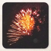 Fireworks 8紙コースター スクエアペーパーコースター (正面)