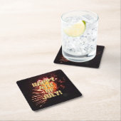 Fireworks 8 7月4日紙コースター スクエアペーパーコースター (インサイチュ)