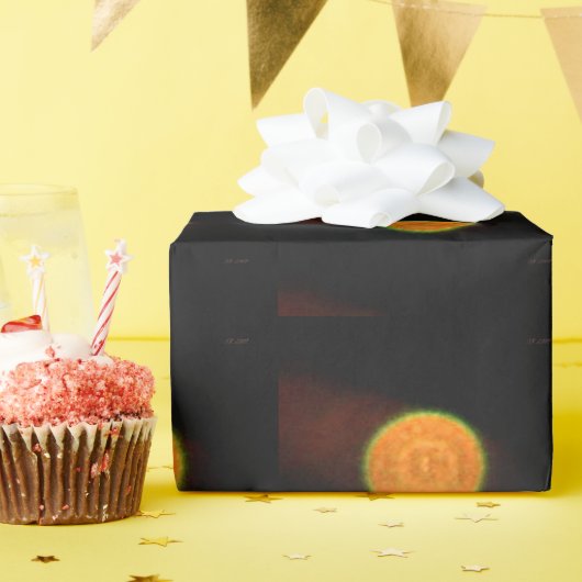 Fireworks 9マットラッピング紙 ラッピングペーパー (誕生日パーティー)