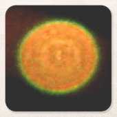 Fireworks 9紙コースター スクエアペーパーコースター (正面)