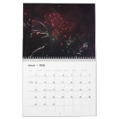  Fireworks Calendar カレンダー (3月 2026)