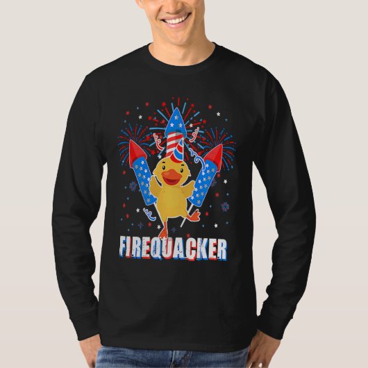 Fireworks Director Firecracker Firequacker Tシャツ (正面)