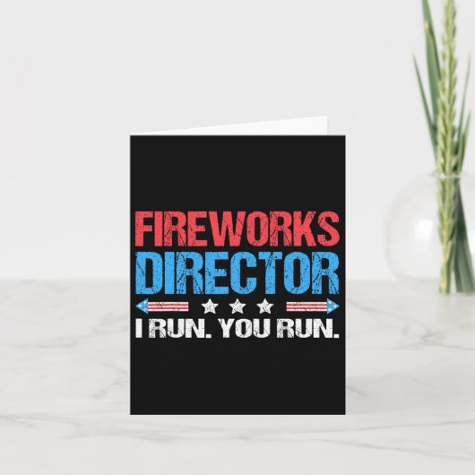 Fireworks Director - I 走 You 走 おもしろい  Of Ju カード (正面)