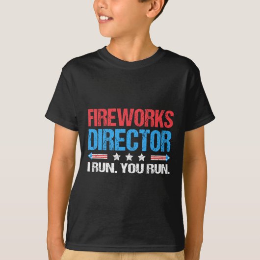 Fireworks Director - I 走 You 走 おもしろい Of Ju Tシャツ (正面)