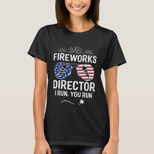 Fireworks Director I Run You Run  1 Tシャツ (正面)
