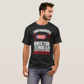 Fireworks Director Technician もし You America Tシャツ (正面フル)