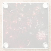 Fireworks Drinkコースター ガラスコースター (裏面)